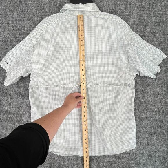 Columbia Shirt Mens L‎ Super Bonehead PFG Fishing Performance Tech Vented - Picture 6 of 7